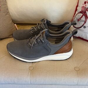 Johnston & Murphy Charcoal and Chestnut Sneakers